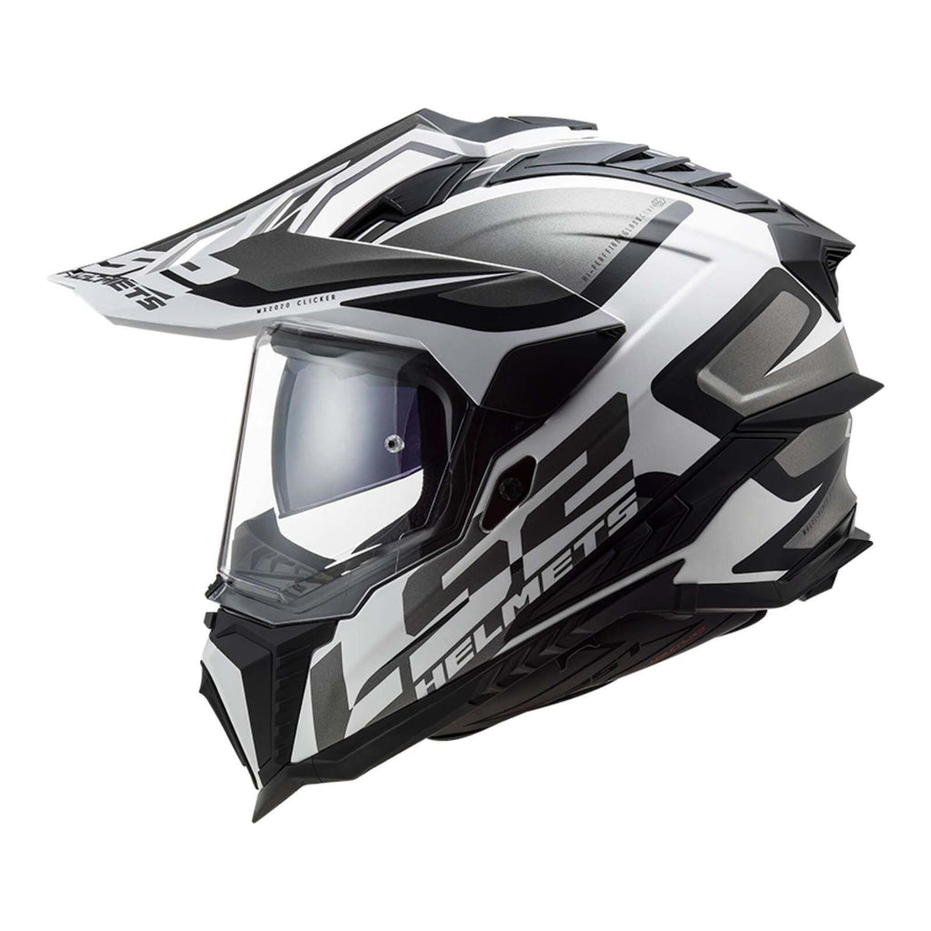 LS2 MX701 Helmet Peak - Matte Black main image 1