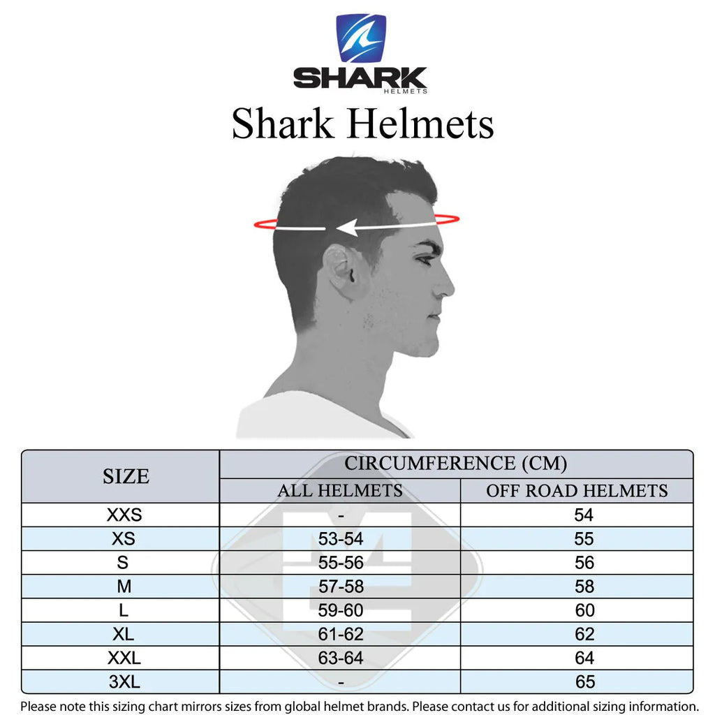 SHARK RACE R PRO ASPY BLACK/BLUE/YELLOW HELMET (Size SMALL)