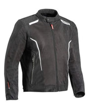 IXON COOL AIR C KING SIZE TEXTILE JACKET - BLACK/WHITE
