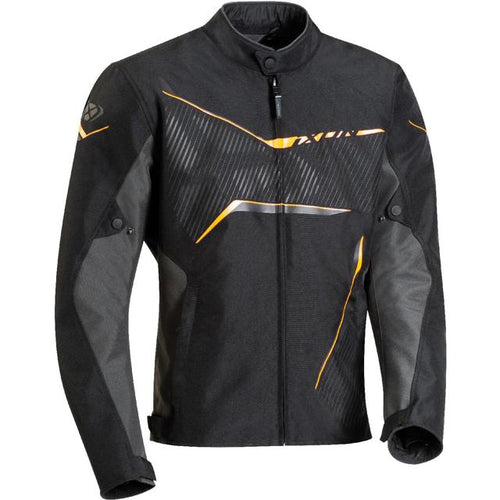 IXON SLASH TEXTILE JACKET - BLACK/ANTHRACITE/ORANGE (Size: XXL) Last One
