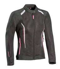 IXON COOL AIR WOMENS JACKET - BLACK/WHITE/PINK (Size: SMALL)
