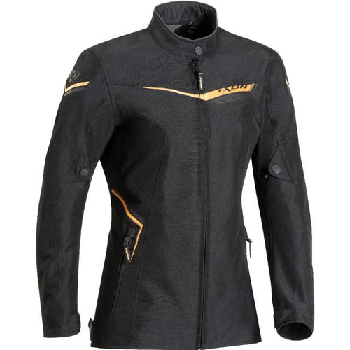 IXON SLASH C WOMENS TEXTILE QUEEN SIZE JACKET - BLACK/ORANGE (Size: XXL) Last One