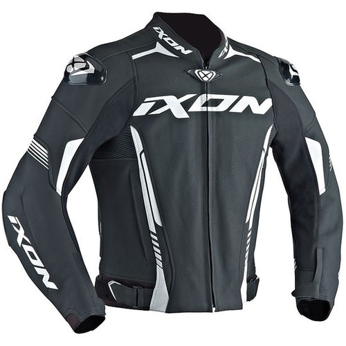 IXON VORTEX JACKET - BLACK/WHITE (Size: XL) Last One