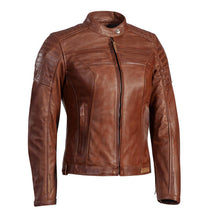 IXON SPARK WOMENS LEATHER JACKET - CAMEL (Size: SMALL) Last One
