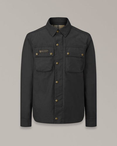 BELSTAFF MANSION MOTORCYCLE RIDING SHIRT - OLIBLACKVE