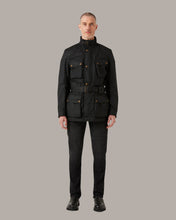 BELSTAFF TRIALMASTER ULTRACORE WAX COTTON MOTORCYCLE JACKET - BLACK