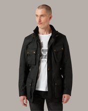 BELSTAFF TRIALMASTER ULTRACORE WAX COTTON MOTORCYCLE JACKET - BLACK