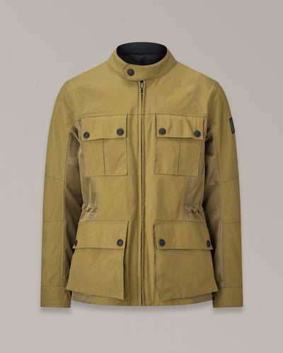 BELSTAFF AIRFLOW MOTORCYCLE JACKET - OLIVE