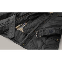 BELSTAFF WOMENS TRIALMASTER WAXED COTTON JACKET - BLACK