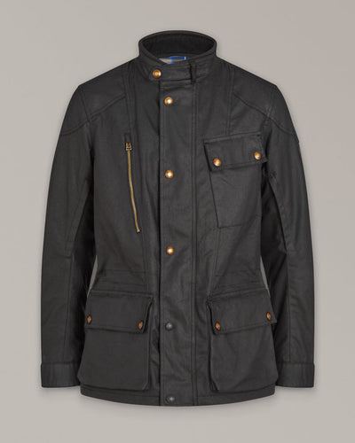 BELSTAFF WAYMASTER MOTORCYLE WAXED COTTON JACKET - BLACK