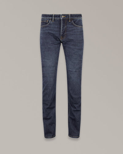 BELSTAFF POPLAR COTTON & CORDURA BLEND MOTORCYCLE JEANS - WASHED INDIGO