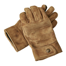 BELSTAFF MONTGOMERY LEATHER MOTORCYCLE GLOVES - SAND