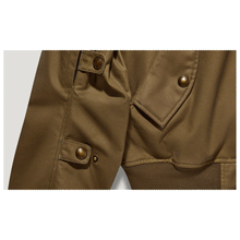 BELSTAFF BRECON MOTORCYCLE BOMBER - OLIVE GREEN