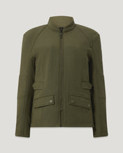 BELSTAFF TRENT WOMENS MOTORCYCLE JACKET - OLIVE