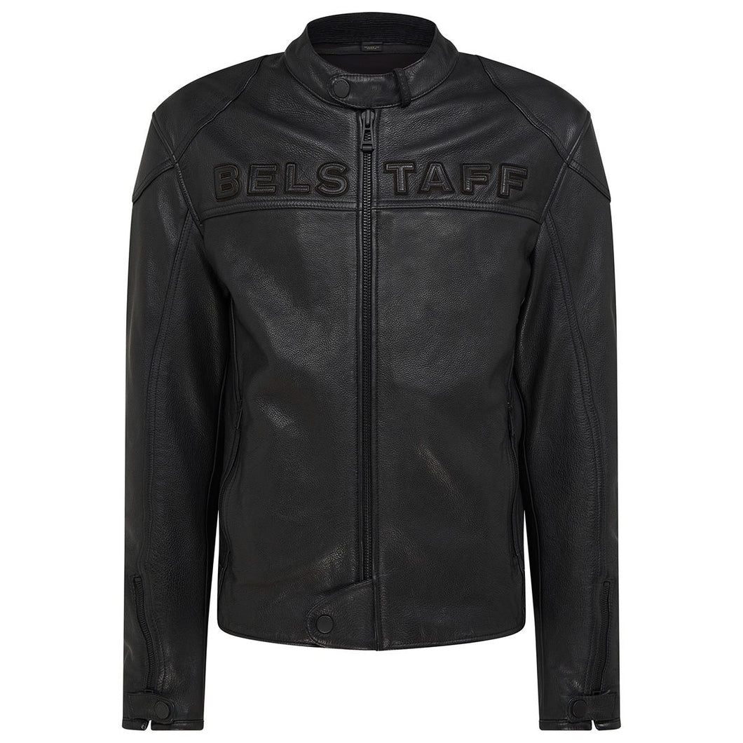 BELSTAFF STOUR LEATHER JACKET - BLACK