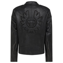 BELSTAFF STOUR LEATHER JACKET - BLACK