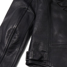 BELSTAFF STOUR LEATHER JACKET - BLACK