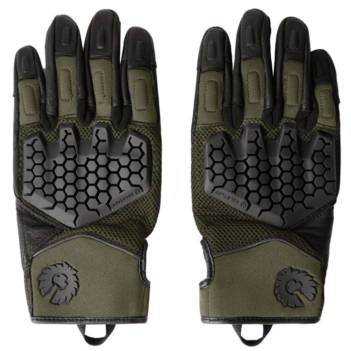 BELSTAFF TWYFORD MOTORCYCLE GLOVE - OLIVE