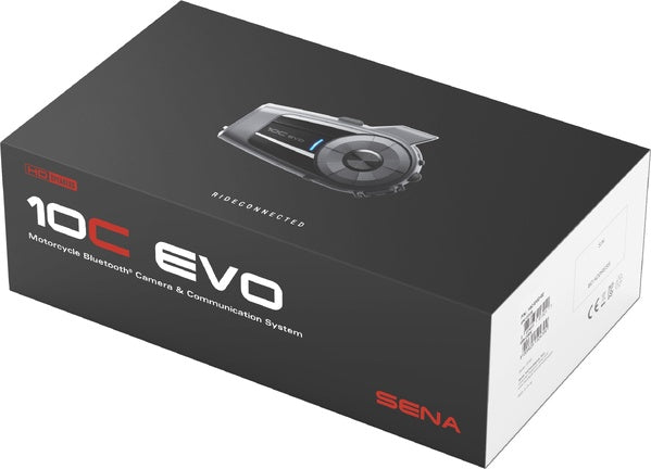 SENA 10C-EVO BLUETOOTH COMMUNICATION SYSTEM WITH CAMERA AND HD SPEAKERS