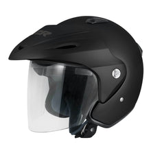 M2R 290 SEMI-FLAT BLACK HELMET