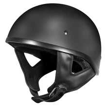 DRIRIDER STREET SHORTY FLAT BLACK HELMET W/NO PEAK