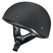 DRIRIDER STREET SHORTY FLAT BLACK HELMET W/NO PEAK