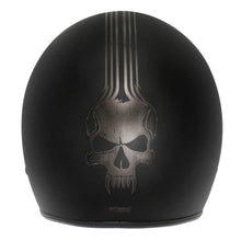 DRIRIDER BASE BONES MATTE BLACK HELMET W/NO STUDS