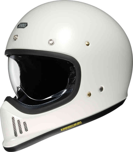 SHOEI EX-ZERO OFF WHITE HELMET