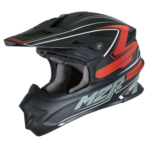 M2R EXO RUSH PC-1F MATTE RED HELMET