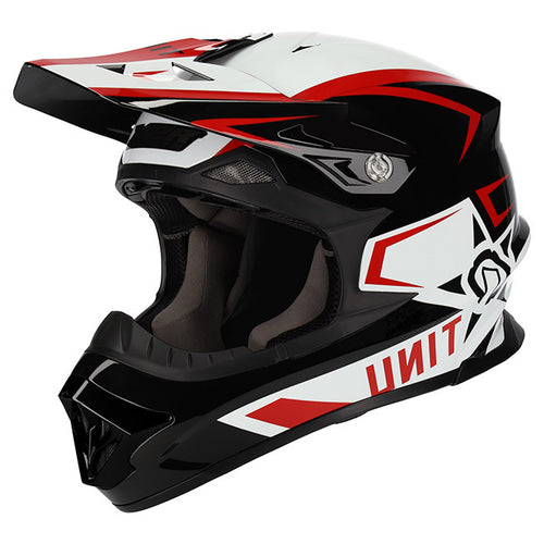 M2R EXO UNIT PROTECH PC-1 GLOSS RED/WHITE HELMET