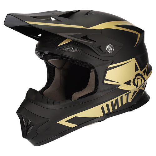 M2R EXO UNIT PROTECH PC-9F MATTE GOLD/BLACK HELMET