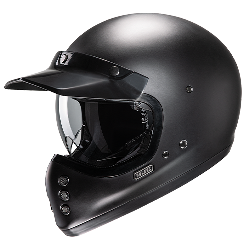 HJC V60 SEMI-FLAT BLACK MOTORCYCLE HELMET