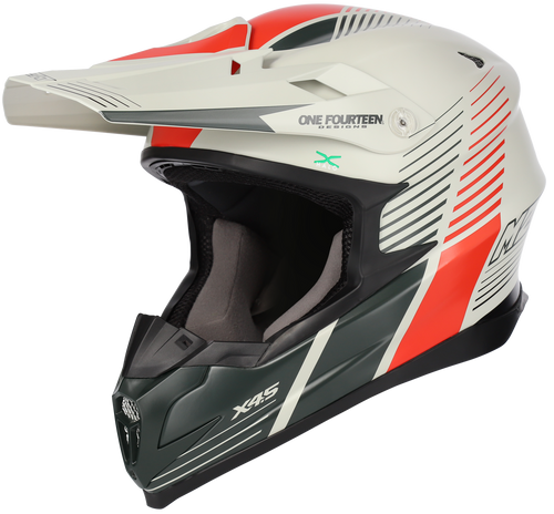 M2R X4.5 SPECTRUM PC-1F MATTE RED HELMET