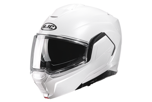 HJC I100 PEARL WHITE MODULAR MOTORCYCLE HELMET