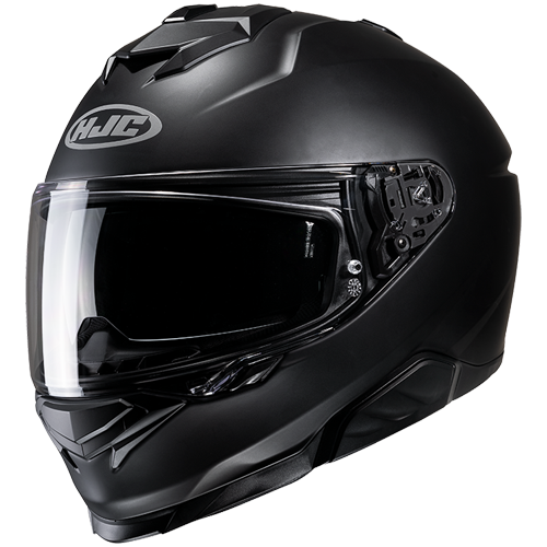 HJC I71 SEMI FLAT BLACK MOTORCYCLE HELMET