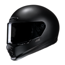 HJC V10 SOLID SEMI FLAT BLACK MOTORCYCLE HELMET