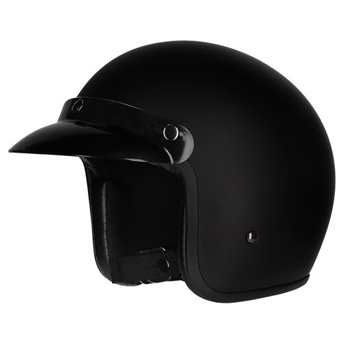 M2R PRIME MATTE BLACK HELMET W/STUDS