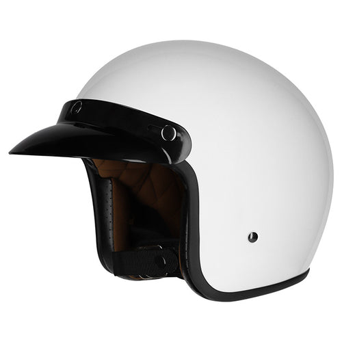 M2R PRIME WHITE HELMET W/STUDS