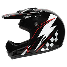 M2R MX2 JR LIGHTNING PC-1 RED/WHITE/BLACK YOUTH HELMET