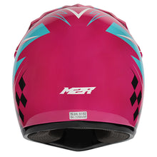 M2R MX2 JR LIGHTNING PC-7 WHITE/BLUE/PINK YOUTH HELMET