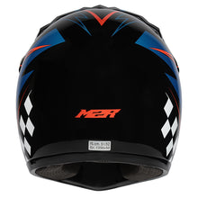 M2R MX2 JR LIGHTNING PC-8 ORANGE/BLUE/BLACK YOUTH HELMET