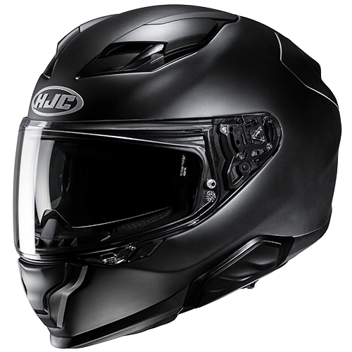 HJC F71 SEMI-FLAT BLACK MOTORCYCLE HELMET