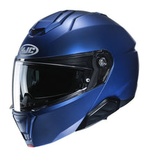 HJC I91 SEMI FLAT METALLIC BLUE MOTORCYCLE HELMET