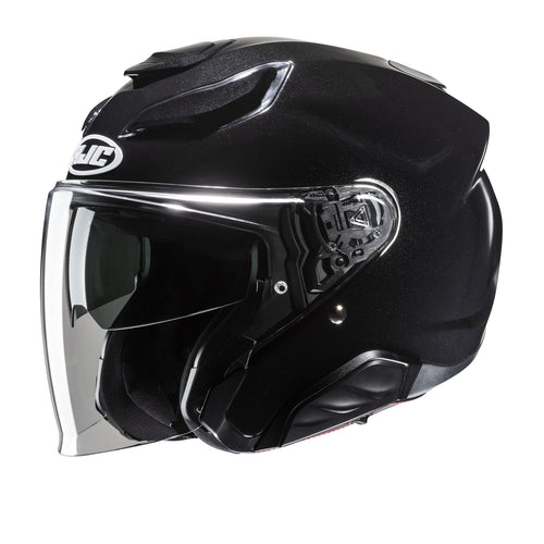 HJC F31 METAL BLACK MOTORCYCLE HELMET