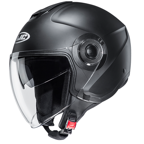 HJC I40 SEMI FLAT BLACK MOTORCYCLE HELMET