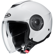 HJC I40 SEMI FLAT PEARL WHITE MOTORCYCLE HELMET