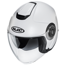 HJC I40 SEMI FLAT PEARL WHITE MOTORCYCLE HELMET