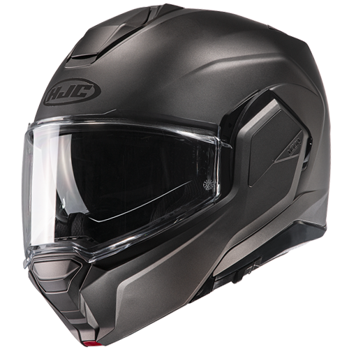 Hjc I100 Semi Flat Titanium Modular Motorcycle Helmet