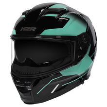 M2R SABRE INCEPTION PC-9 TEAL HELMET