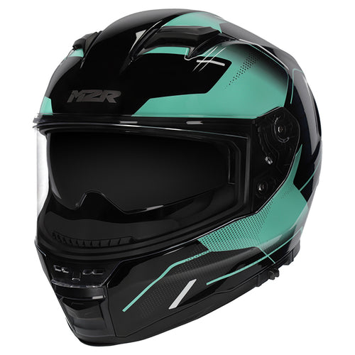 M2R SABRE INCEPTION PC-9 TEAL HELMET